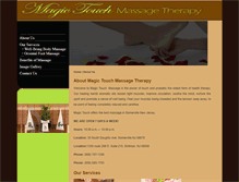 Tablet Screenshot of magictouchnj.com